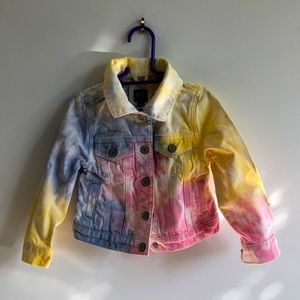 Baby Gap tie dye denim jacket, size 3T